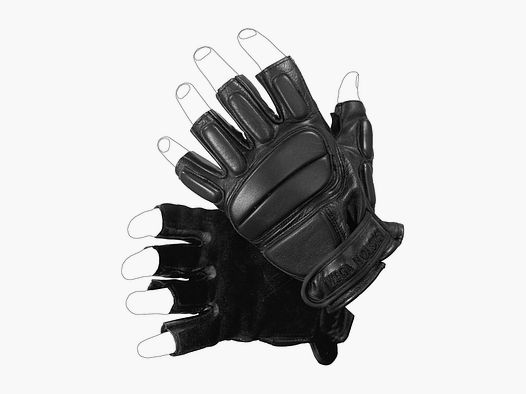 VEGA HOLSTER – “HALF ARMOUR” OPERATIVE LEATHER GLOVES – HALF FINGERS