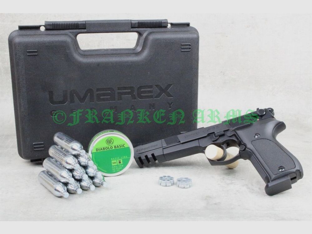 Walther CP88 Competition Brüniert Komplettset