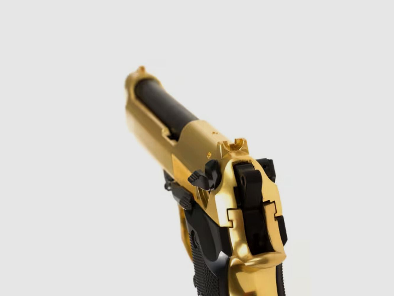 WE M9 Airsoft Pistole GBB VM 6mm BB gold