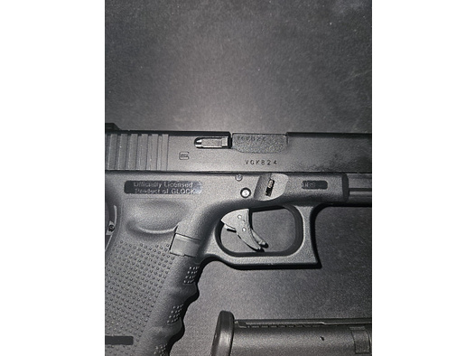 VFC Glock 19 Gen. 4 mit Metallschlitten GBB 6mm BB schwarz (AS)