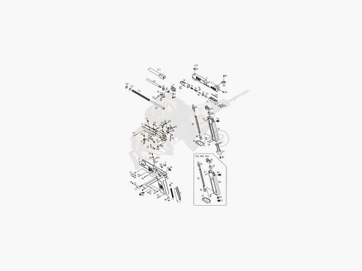 Barrel locking Pin (part P-09 #53) for KJ Works CZ P-09