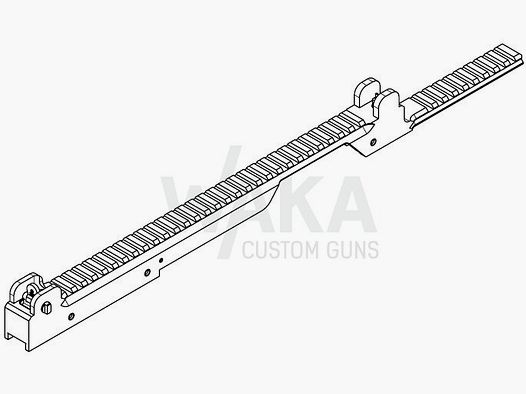 B&T mounting rail NAR for HK G36/G36K/HK243, with emergency sight, long