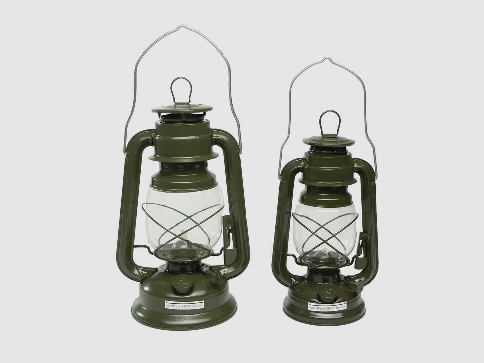 STURMLATERNE OLIV 28CM