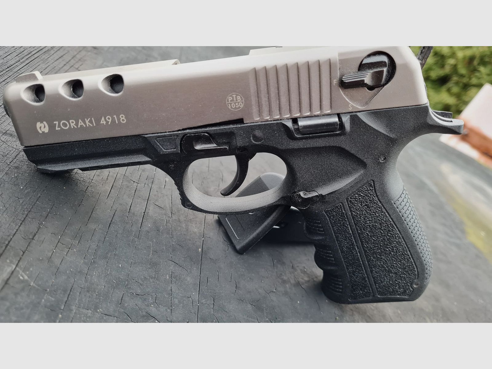 Zoraki 4918 Titan, 9mm P.A.K. PTB 1050