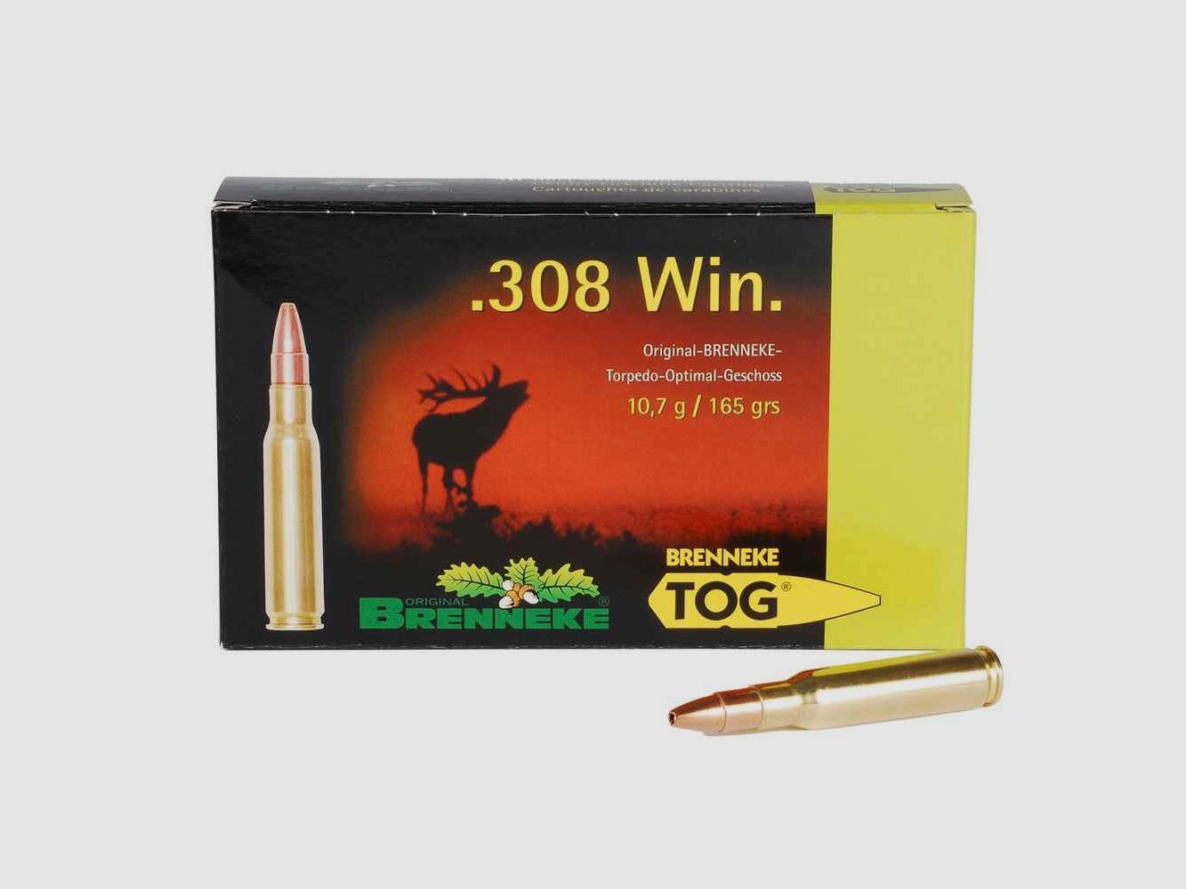 Brenneke .308 Win. TOG Torpedo Optimal Geschoss 10.7g