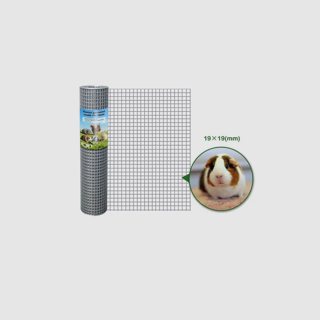 Damiers Maschen 19 x 19 mm - H 1m x 5 m – Gitterzaun, Bild 2 von 3
