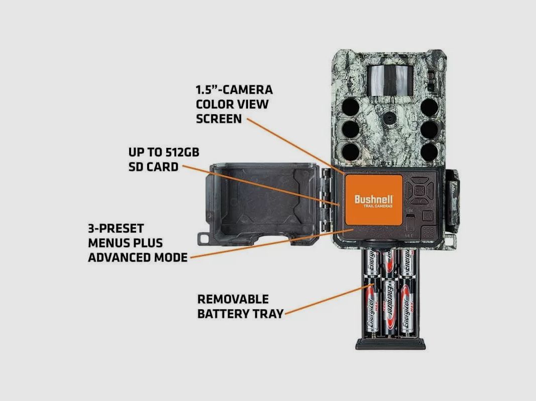 BUSHNELL Core S-4K No-Glow Camouflage Écorce (multilingue), image 7 sur 25