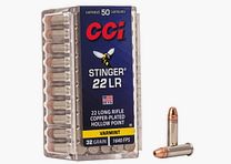 CCI Stinger CPHP 32grs 50St .22lrStinger