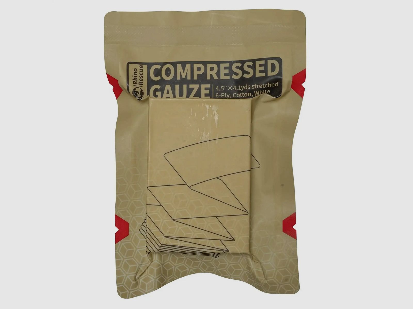 Rhino Rescue Rhino Rescue Verbandmull Compreses Gauze