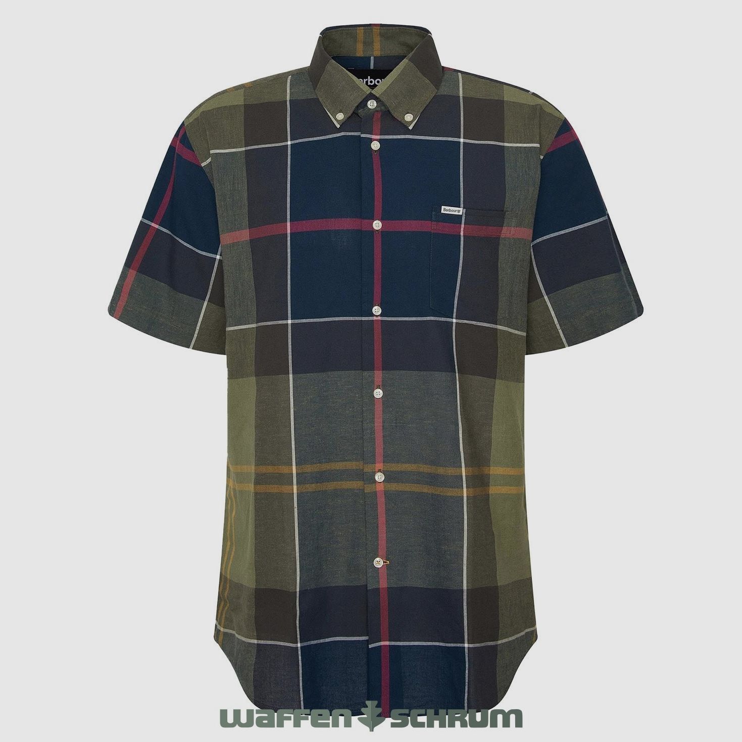 Camicia a maniche corte Barbour Douglas Regular Classic Tartan