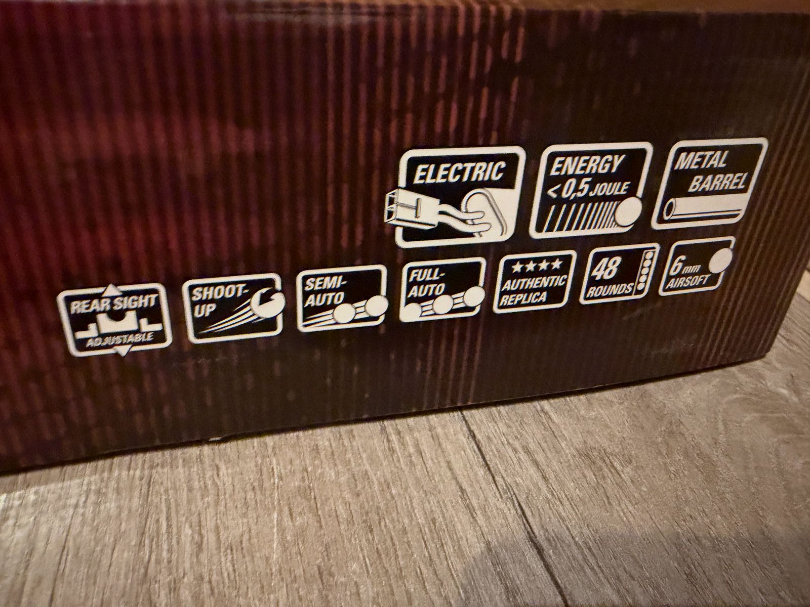 H&K G36C AEG 0,5J Set de démarrage, 6 chargeurs, 3800 billes, masque