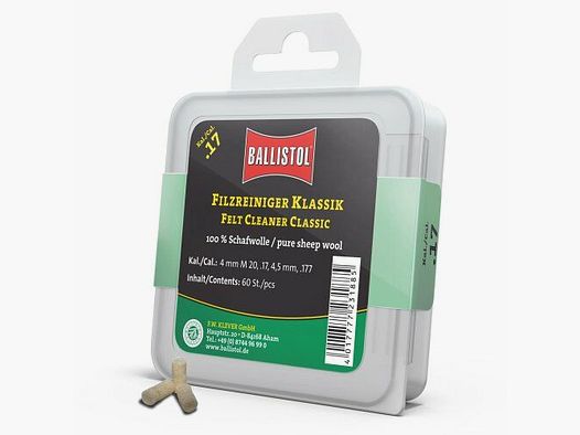 BALLISTOL Filzreiniger Klassik / 60 Stk.