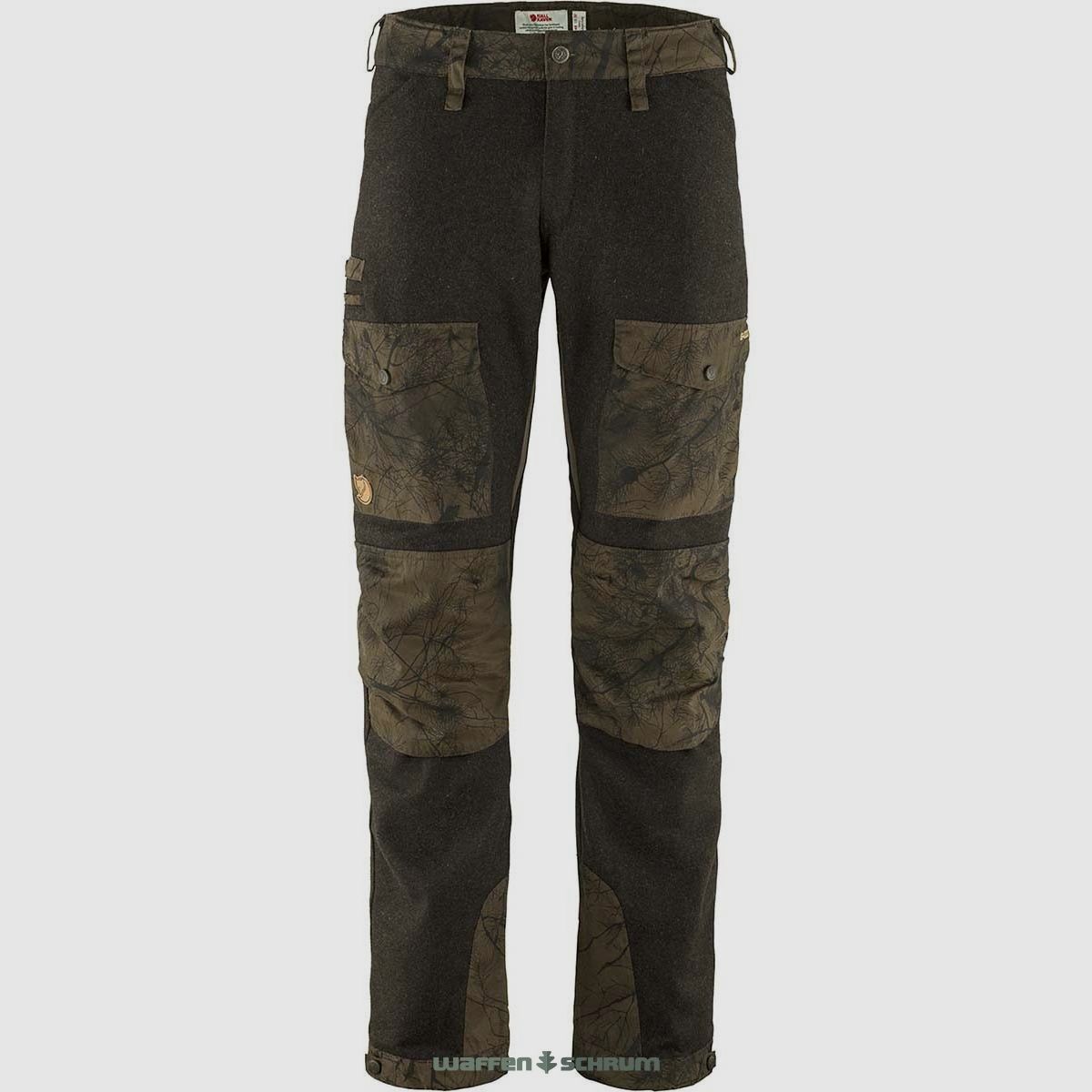 Fjällräven Pants Värmland Wool Dark Olive - Dark Olive Camo