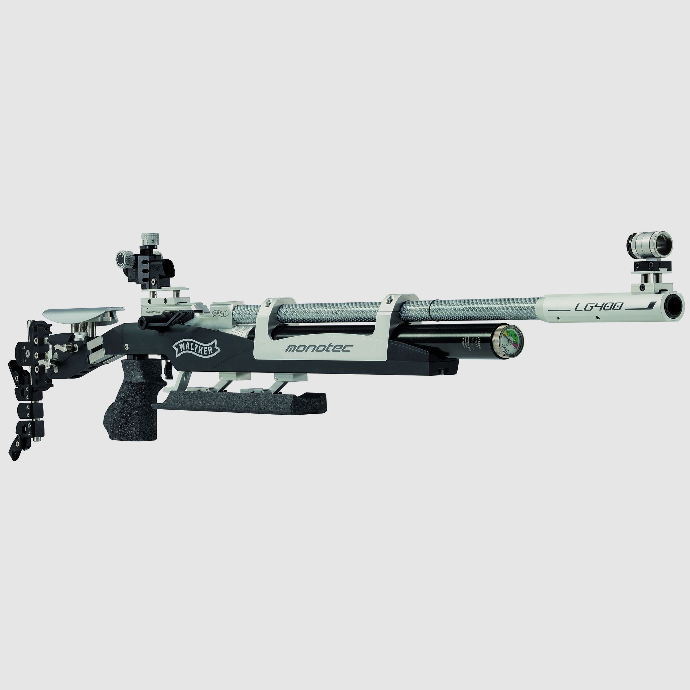 Walther LG400 Monotec Aluminiumschaft rechts