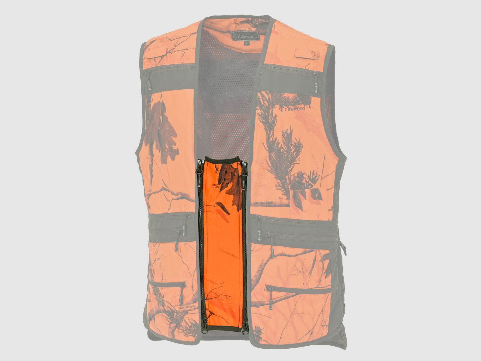 Pinewood Zip-In - Erweiterung Damen Orange AP Blaze