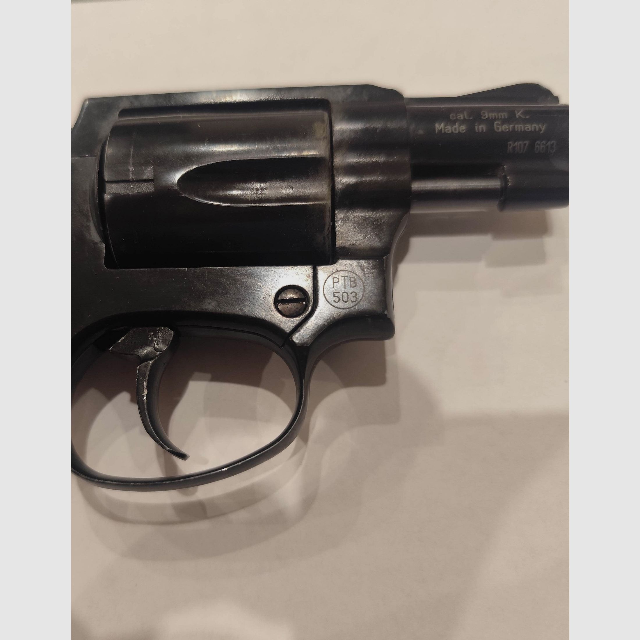 Smith & Wesson Chiefs Special  9mm R.K. - schwarz PTB 503