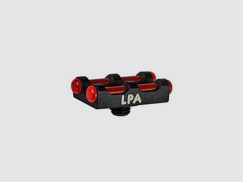 Visor de fibra roja escopeta con riel