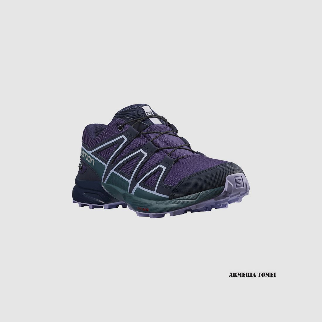 SALOMON – KINDER – SPEEDCROSS CLIMASALOMON™ WATERDICHT J Druivensap/Mallard Blauw/Lavendel, afbeelding 2 van 5