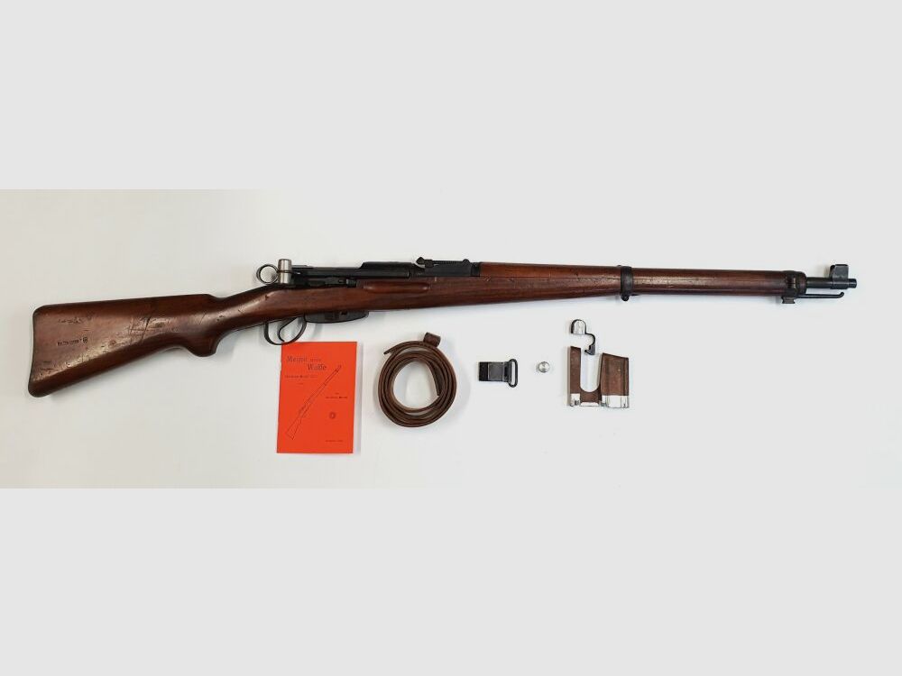 Bern Weapons Factory Repeating Rifle Bern Weapons Factory Swiss K31 Caliber 7.5x55 Swiss complete matching numbers + private