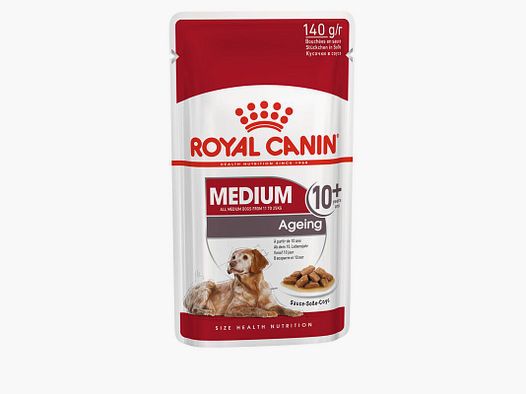 ROYAL CANIN Ältere Mittelgroße Hunde Nassfutter Medium Ageing 10+ 10x140 g