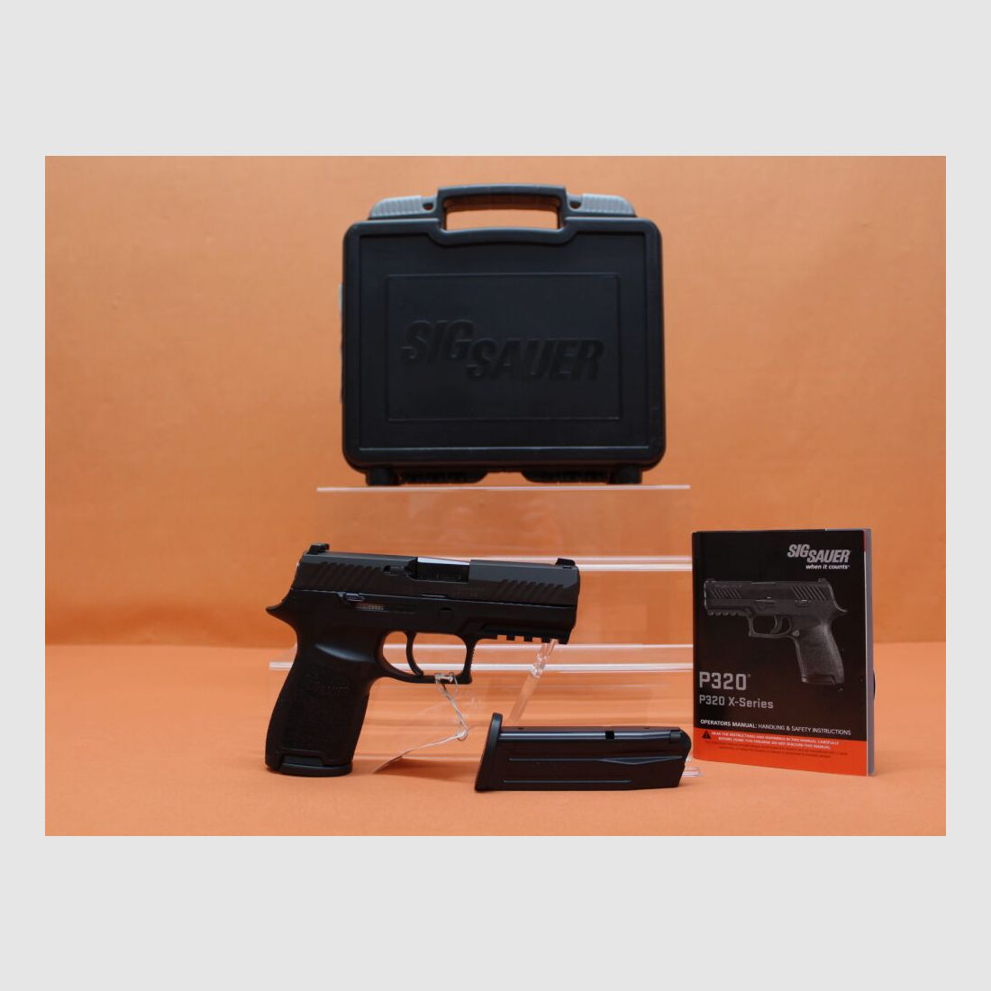 <SIG Sauer Ha.Pistool 9mmLuger SIG Sauer P320 Compact 99mm loop/ Reservemagazijn (9mmPara/9x19)