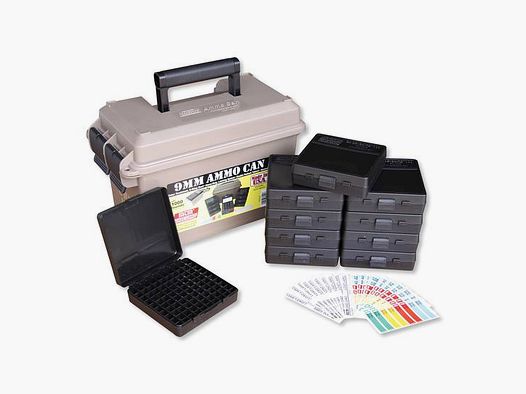 Caisse MTM Ammo Can pour calibre 9mm (1000 munitions)