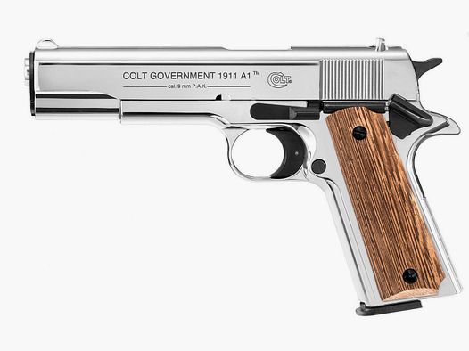 Colt 1911 Schreckschuss wie neu + Abschussbecher