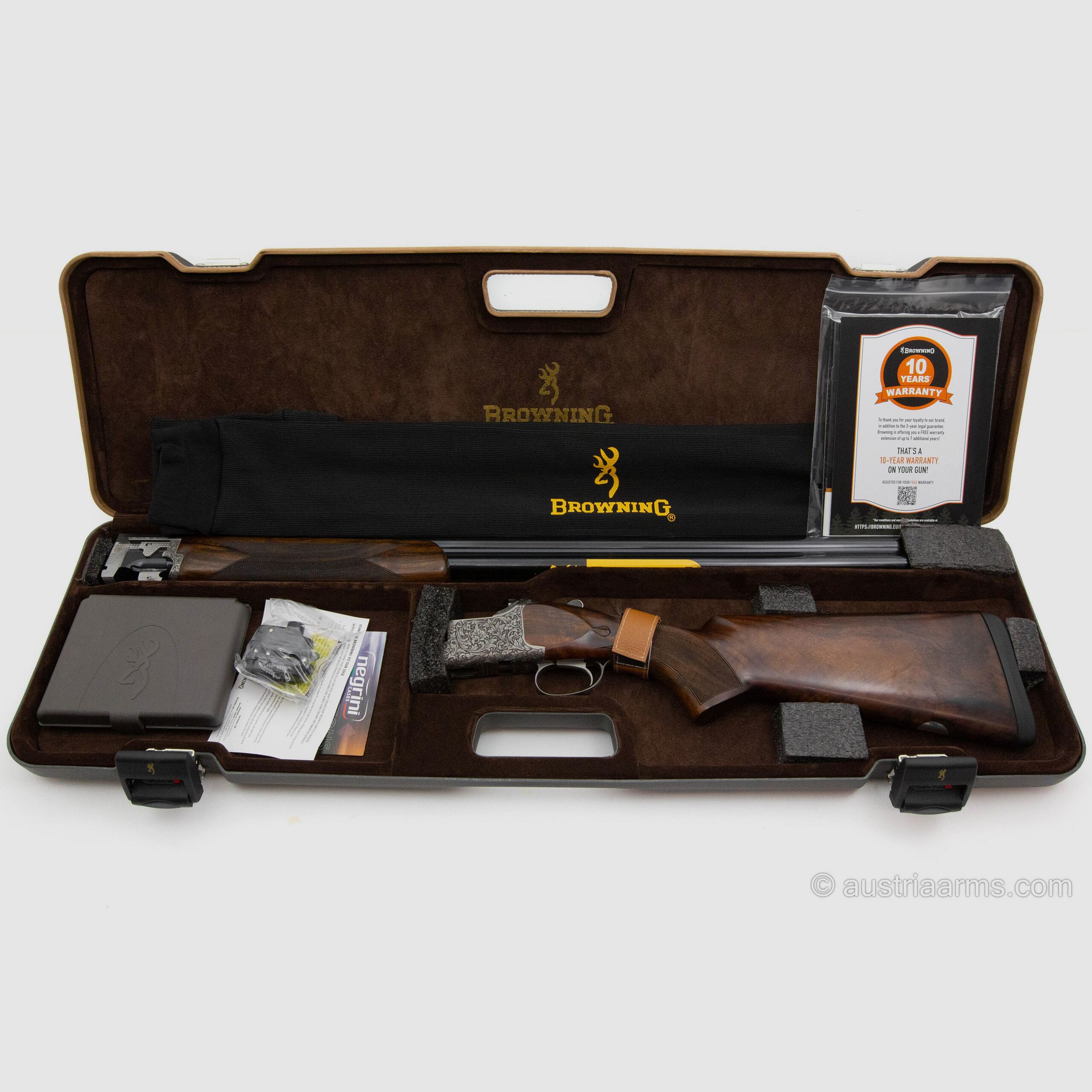 Browning B525 Sonderedition „100 Jahre Browning“, Neuwaffe, 12/76, Bild 2 von 8