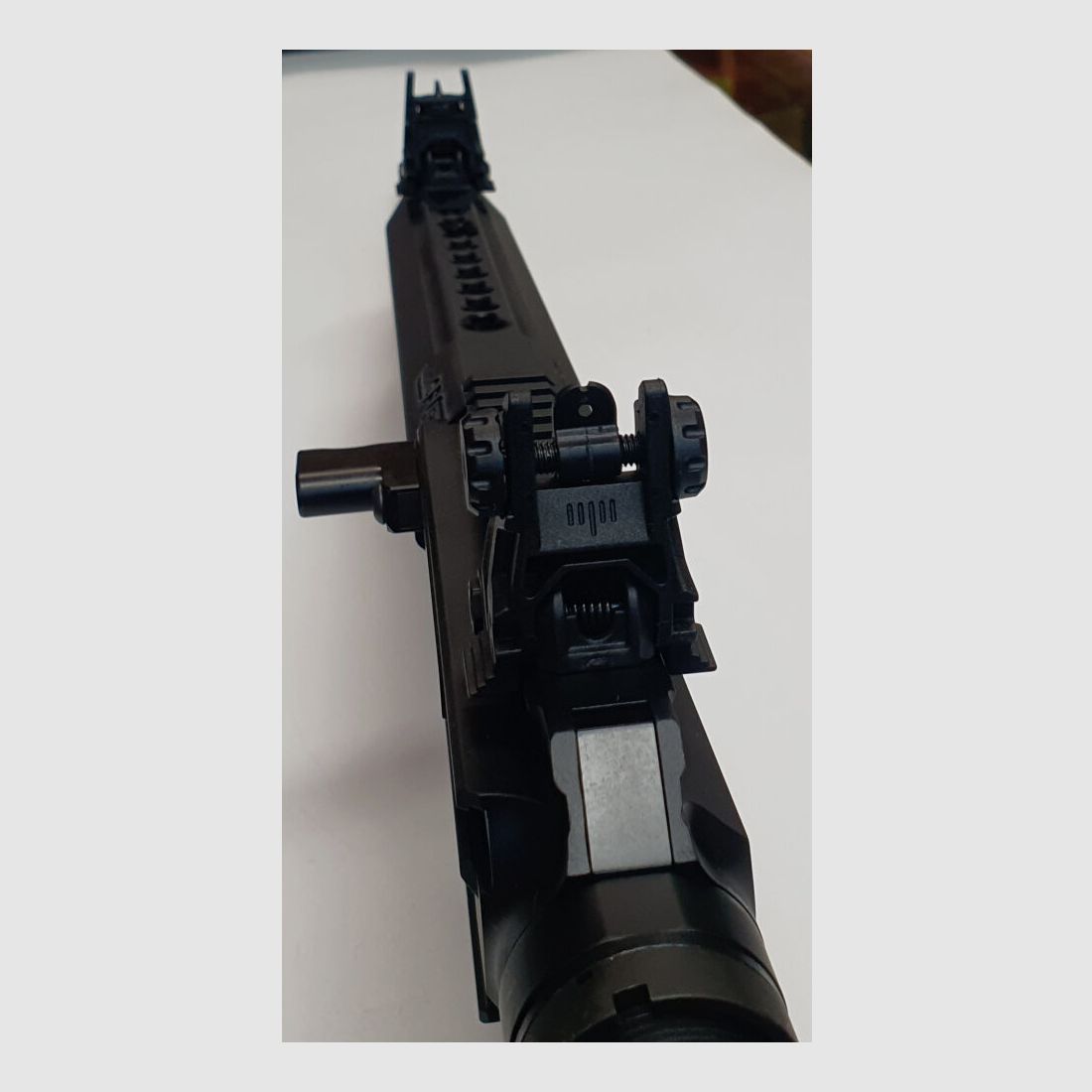 GWMH AG Semi-Automatic Rifle GWMH SPC-SPORTER A5 17" (SWISS PISTOL CARBINE) BLACK Cal.9x19 AR15 Glock Magazine