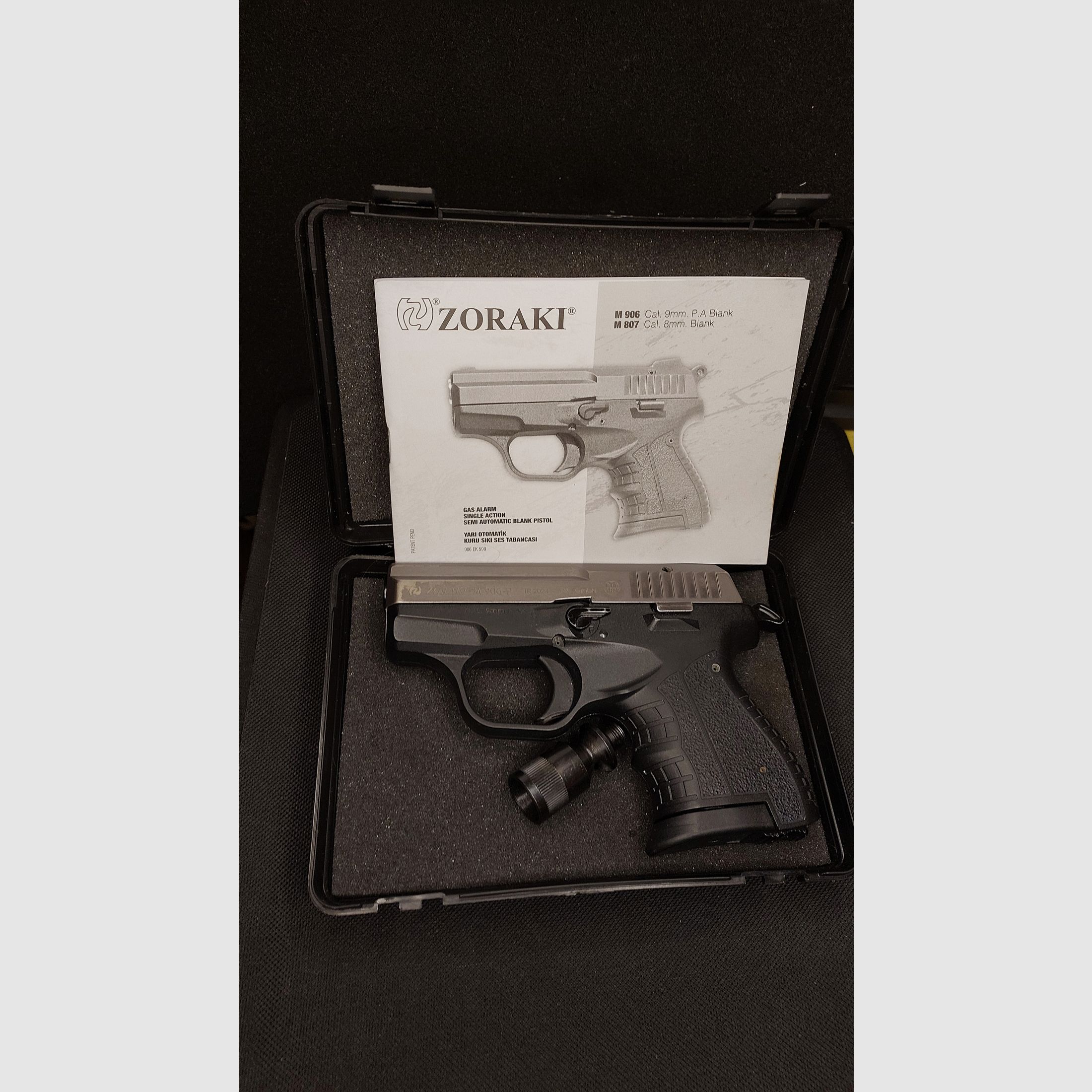 Zoraki M 906 - P TR 2024 pistolet alarmowy 9mm P.A.K. Titan (PTB 1099)