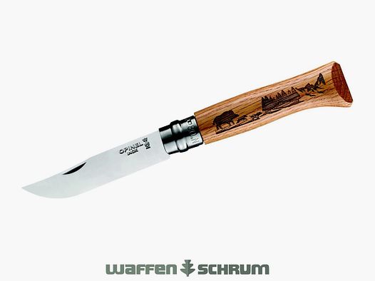 Opinel Cuchillo Opinel Animalia de acero inoxidable Jabalí