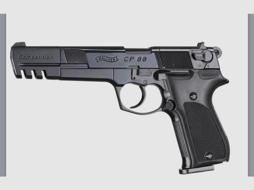 Walther CP88 Competition CO2 Pistola 4,5 mm Diabolo brunito, NUOVO con fattura del 01 / 2026