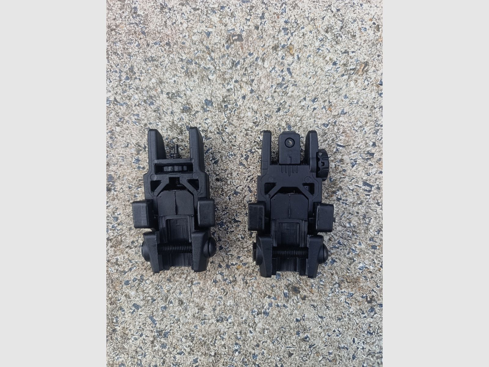 Backup Iron Sights|Flip Up Sights for Picatinny, e.g. AR15, image 2 of 2