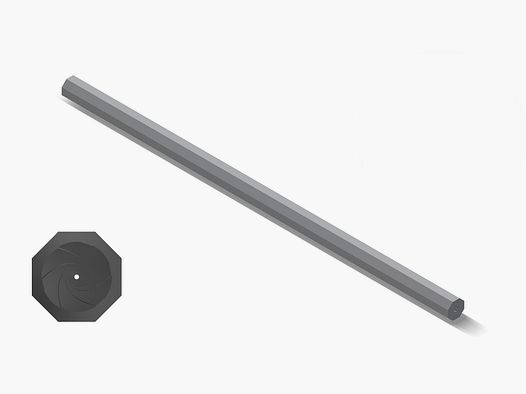 Lothar Walther Laufrohling 8,15x46R – achtkant – LW19 – 8,15x46R, Ø 0 mm, L 750 mm
