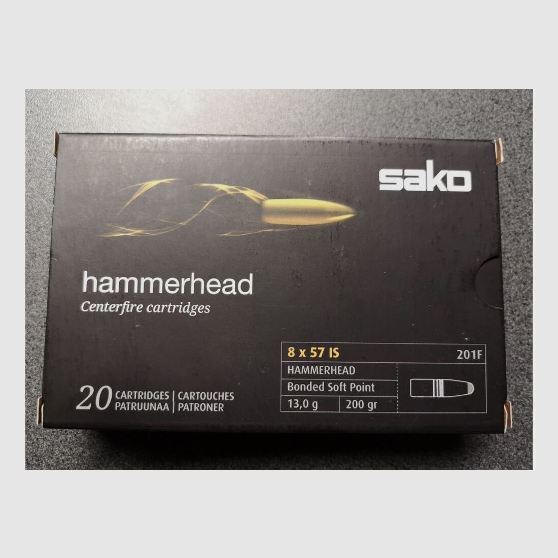 Sako Hammerhead SP 13.0g/200grs à20 8x57JS