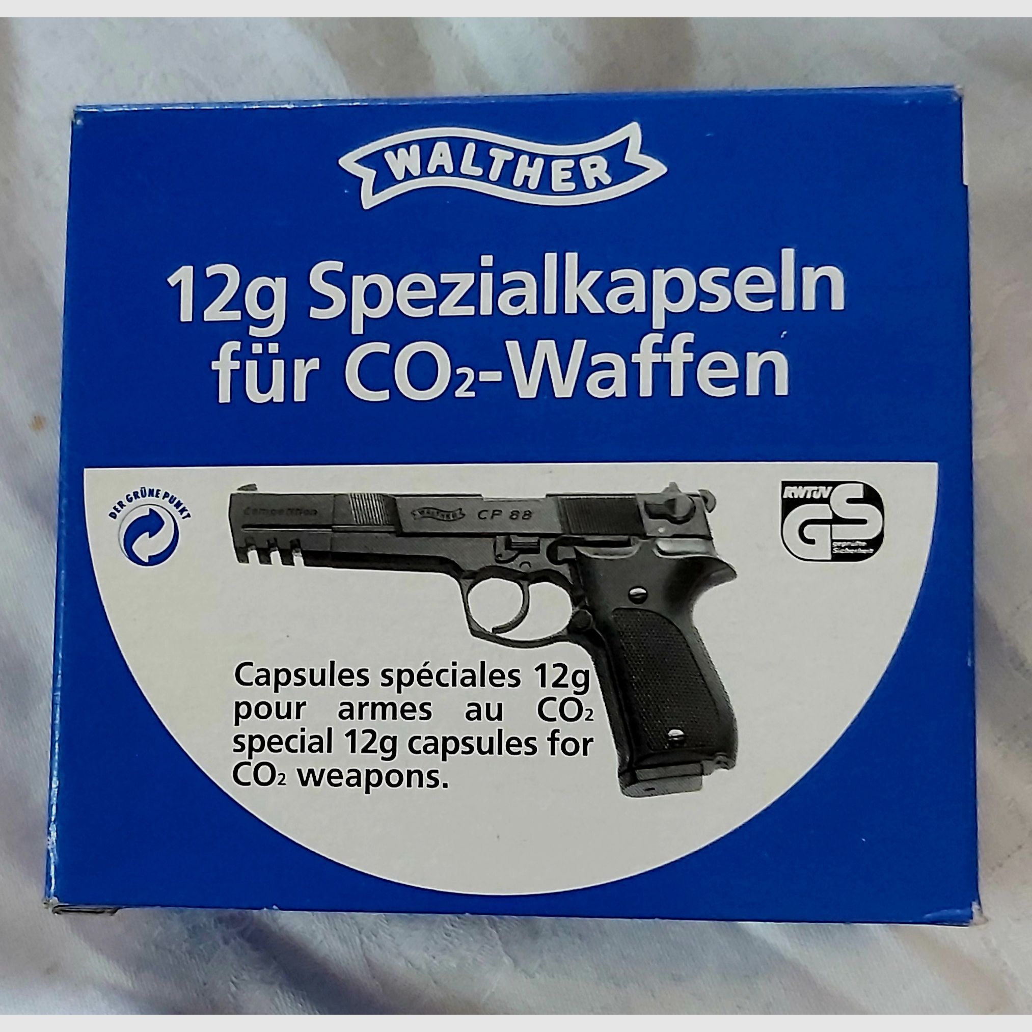 Walther Lever Action Wells Fargo long CO2-Gewehr in Gold-Optik im Kaliber 4,5mm -