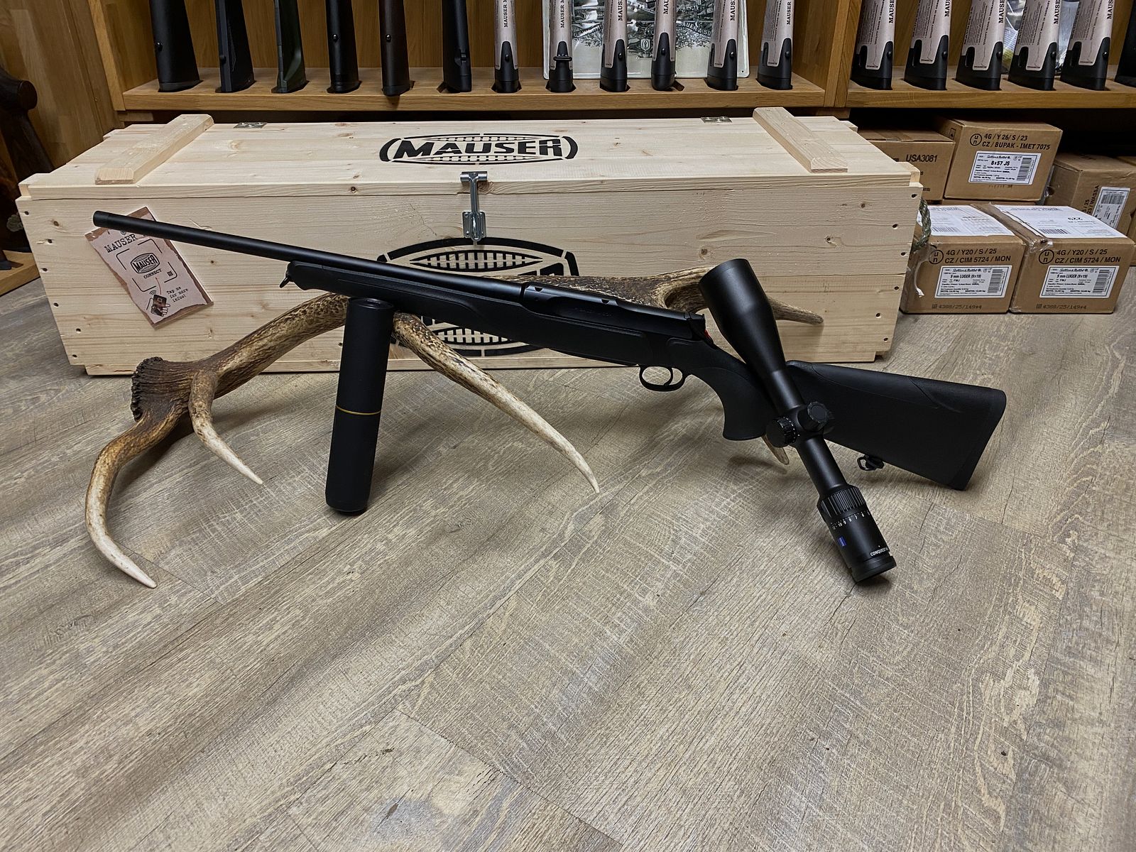 Sauer 505 Ergo Max, with Zeiss Conquest V4 3-12x56