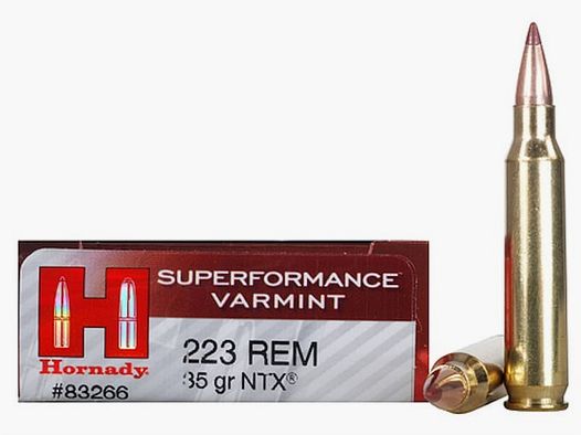 Hornady Superformance Varmint .223 Rem. 35GR NTX 20 cartucce