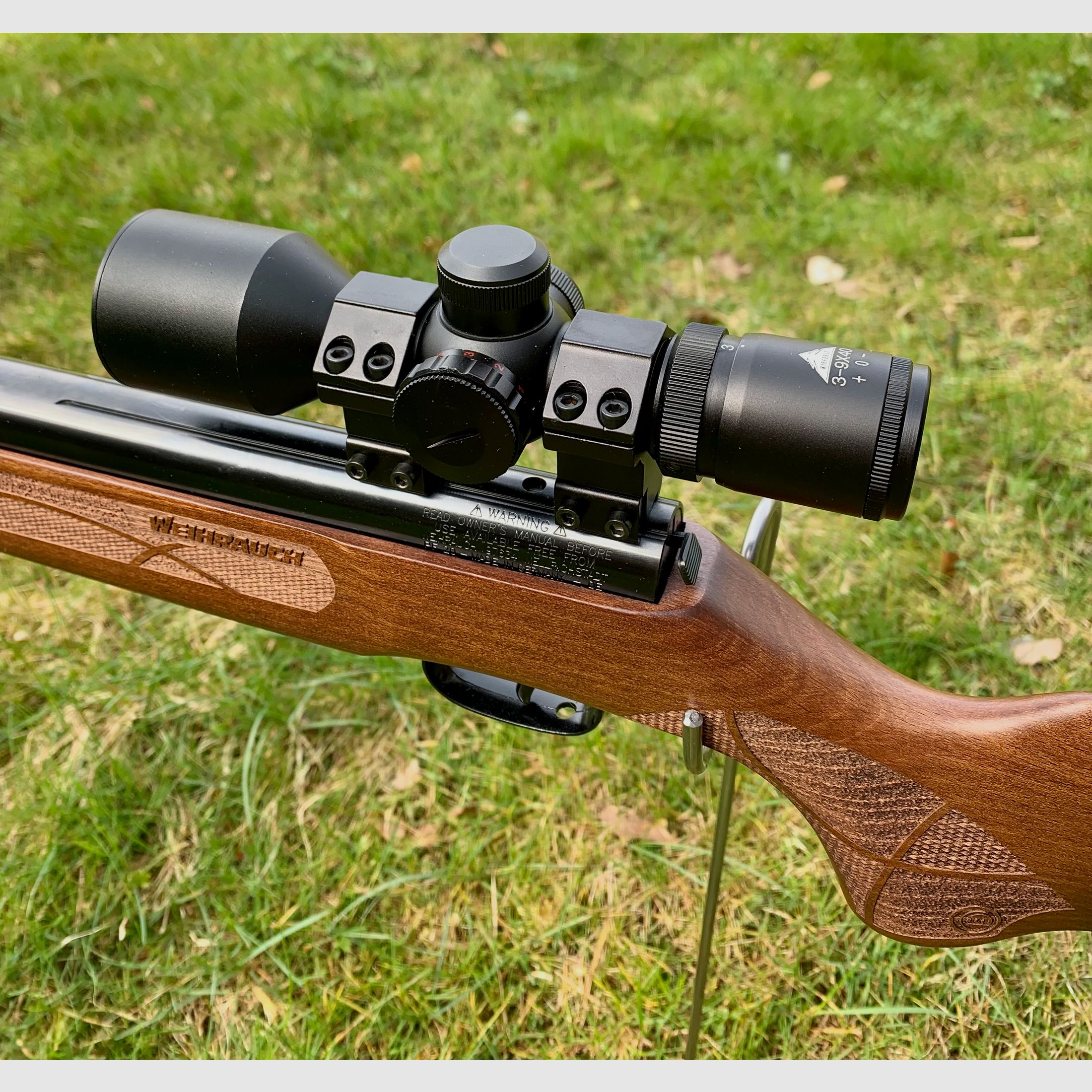 Weihrauch HW 50 M/II mit Schalldämpfer Kal. 4,5mm und Zielfernrohr 3-9x40 compact