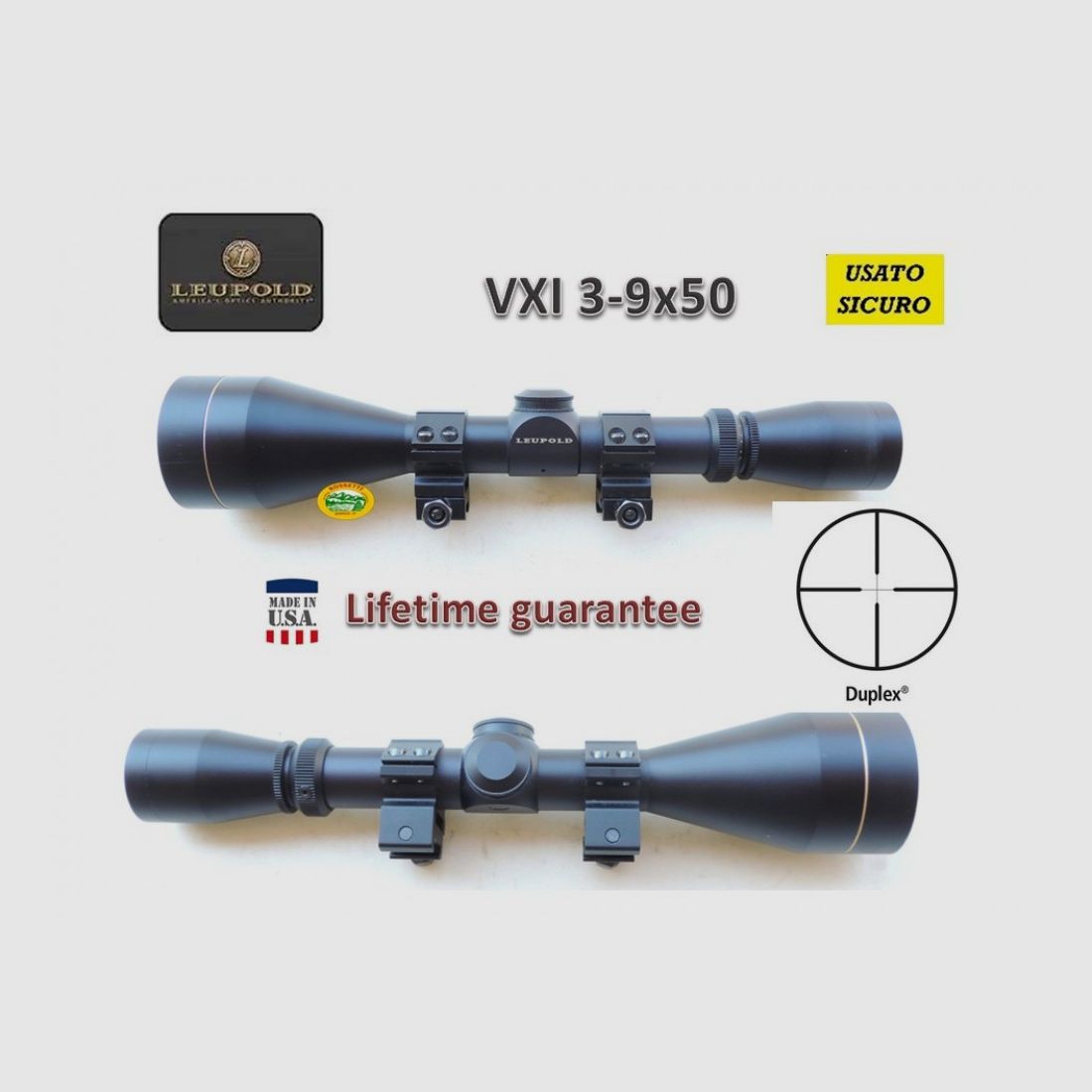 LEUPOLD VXI 3-9X50 gebraucht Duplex-Absehen