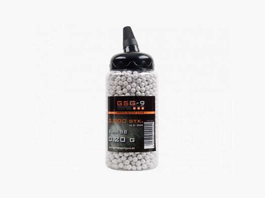 Softair - Balls GSG-9 BBs - 0.20g 2000 pcs. White