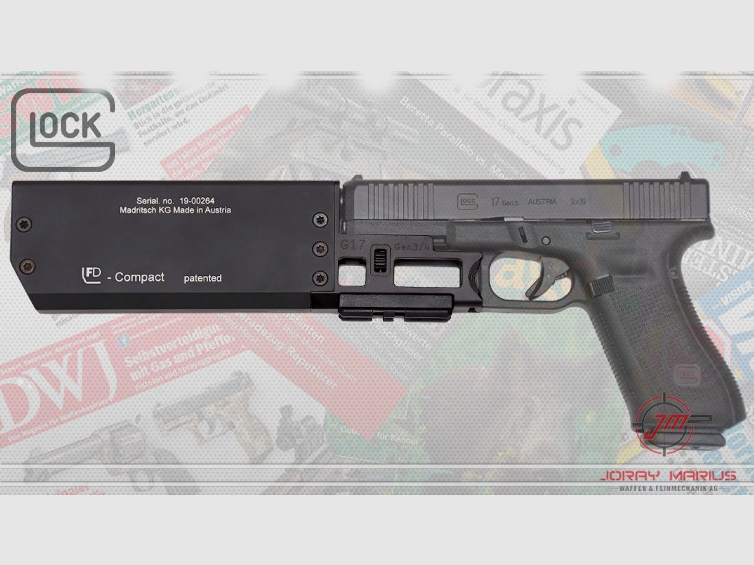 Fischer Schalldämpfer zu Glock FD917-Compact, Bild 2 von 2