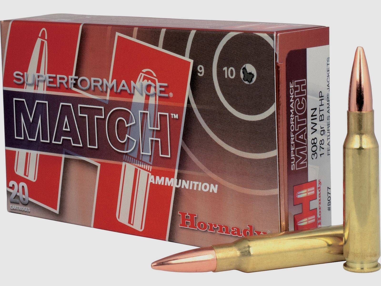 HORNADY .308 Win. BTHP Match 168grain