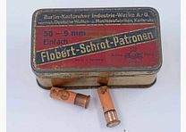 Berlin-Karlsruher-Ind.-Werke Flobert in scatola di latta originale 9mm Flobert pallini