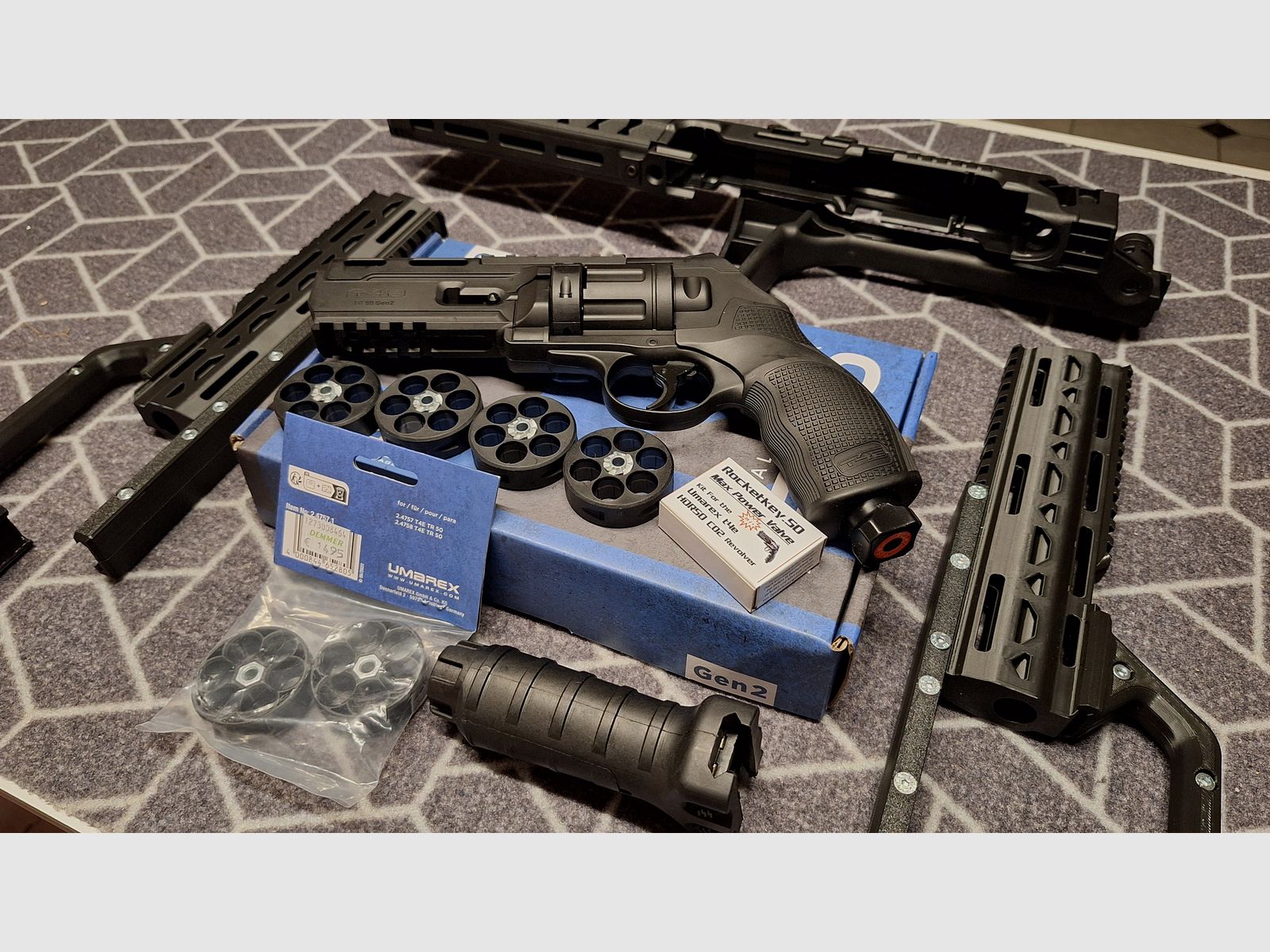 T4E TR 50/HDR50 Gen2 Revolver Co2 cal .50 - Premium kit - New!