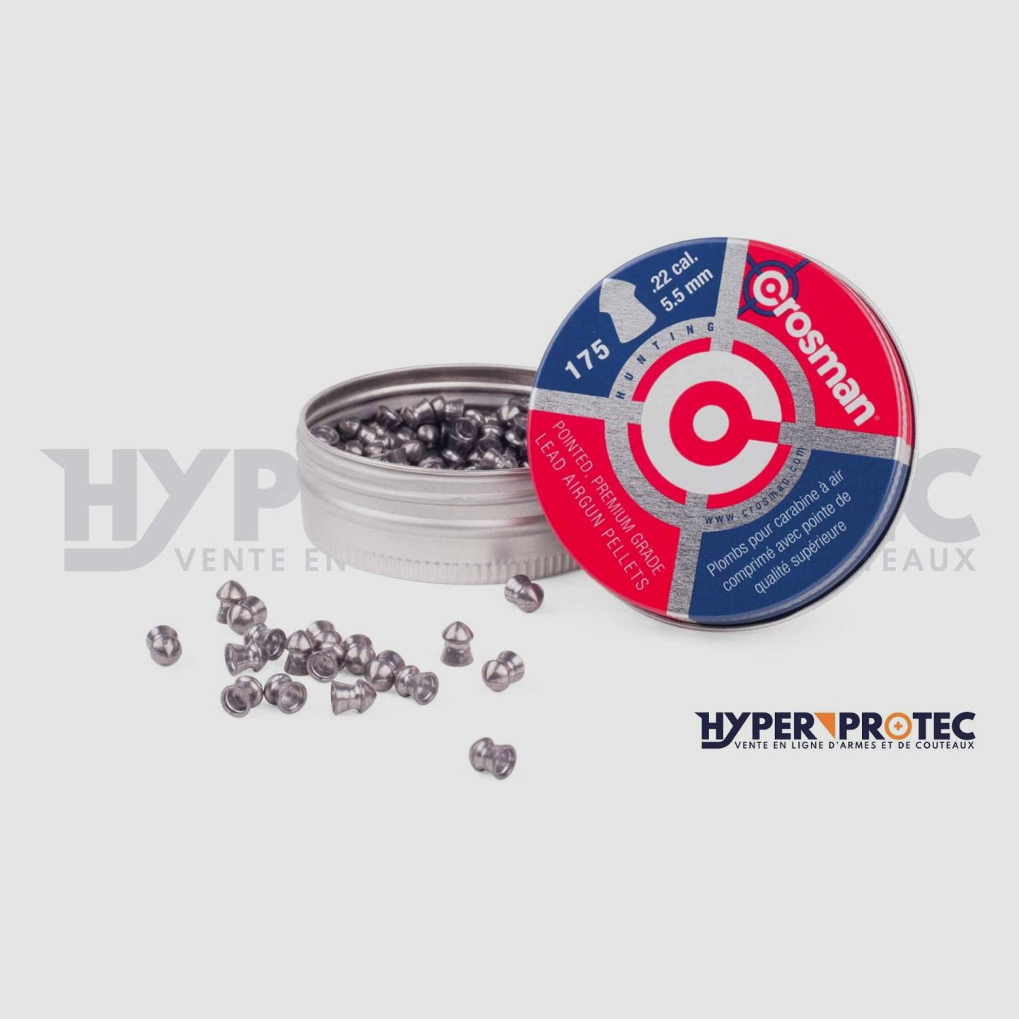 Plomb 5.5 mm Crosman Pointed