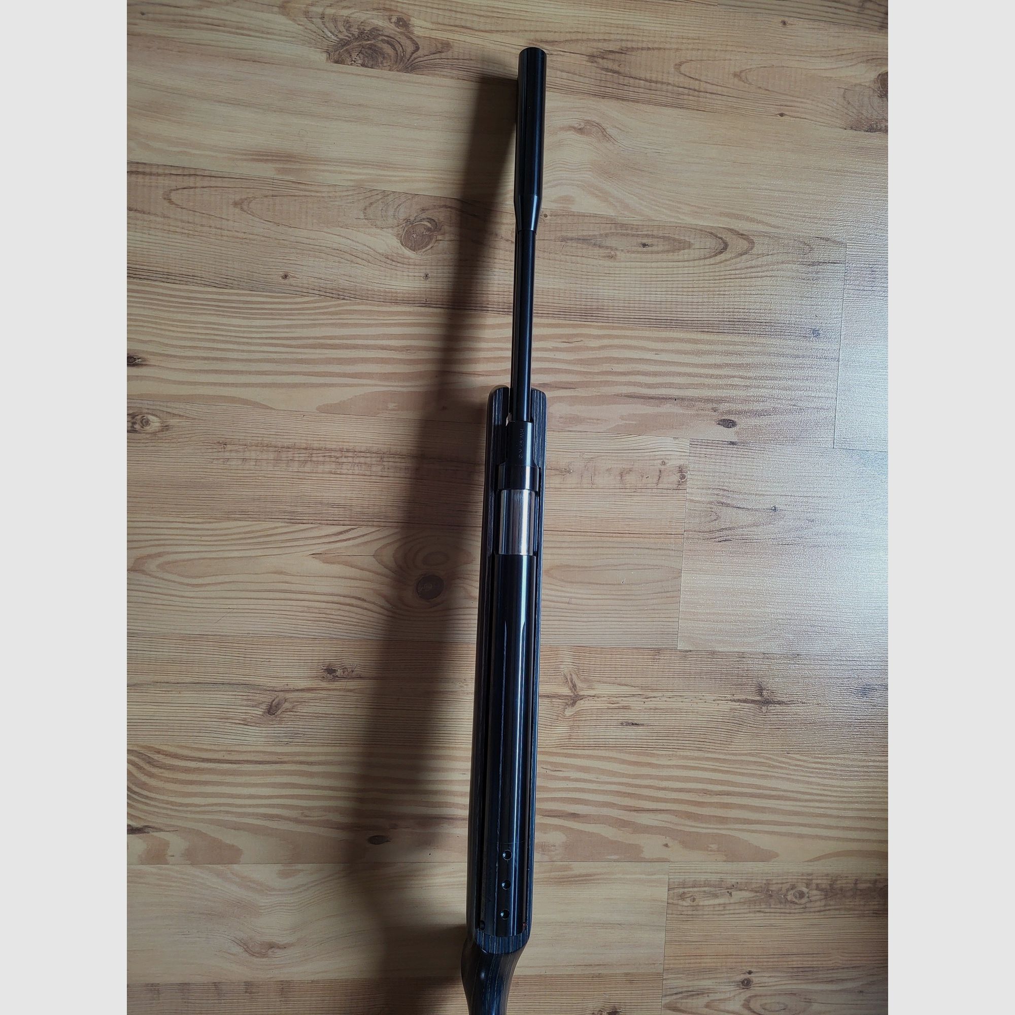 Weihrauch HW97K .177 4,5mm culata de madera laminada azul pieza de colección versión F