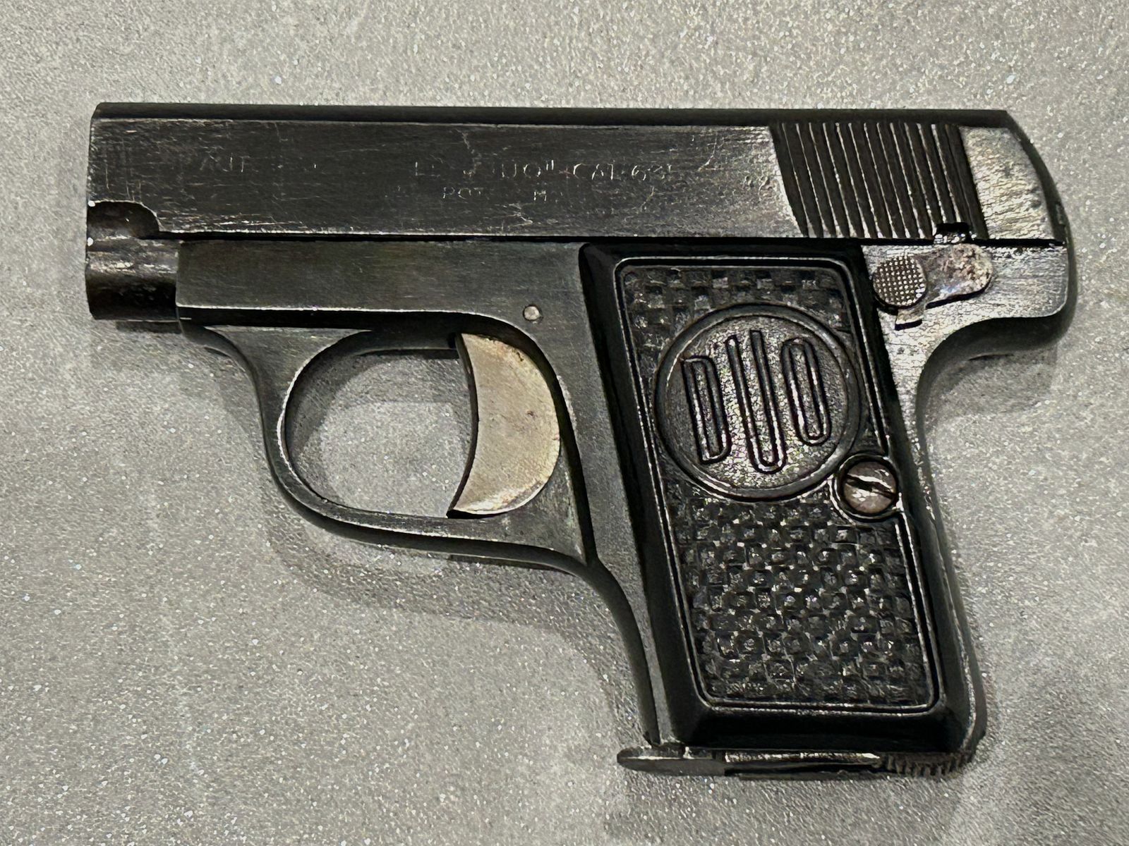 Pocket pistol Duo cal. 6.35 - (Production under German occupation in Potsdam)