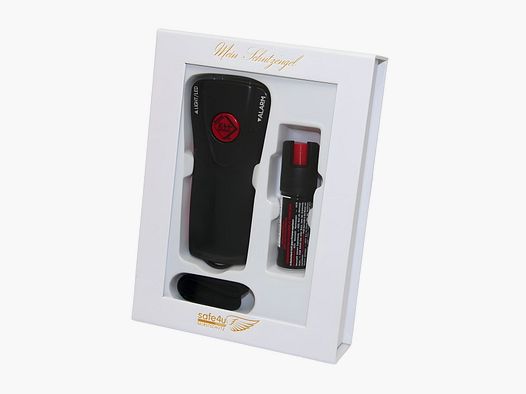 Lampe de poche d'alarme + spray au poivre Jet Protect