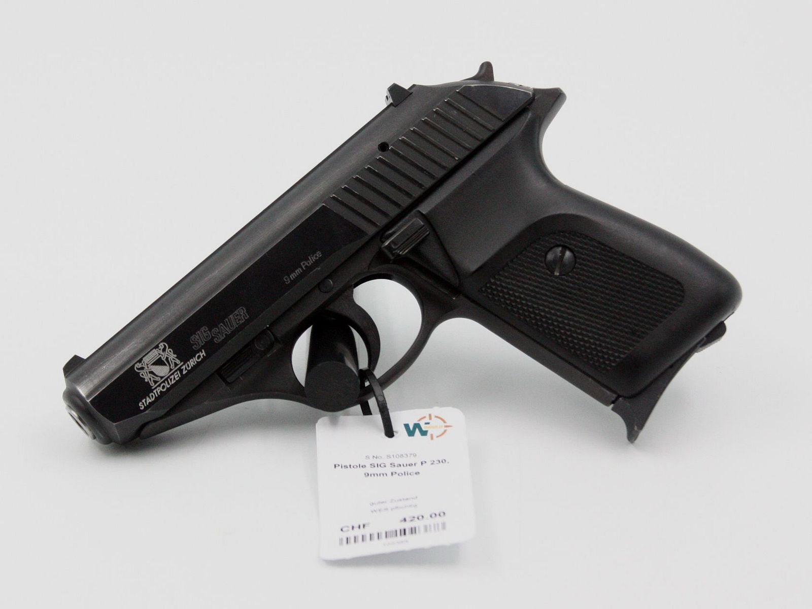 Pistolet SIG P230, Occasion, 9mm Police, image 1 sur 2